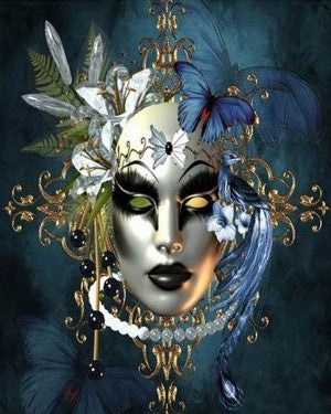 Mysterious Mask - Paint By Diamonds