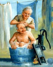 Load image into Gallery viewer, Old Loving Couple - 5D Diamond Painting