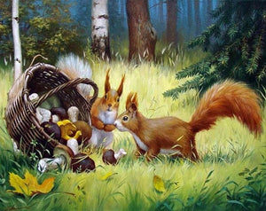 Squirrels DIY Diamond Painting