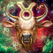 Load image into Gallery viewer, Taurus Diamond painting Kit Zodiac sign