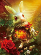 Load image into Gallery viewer, Wonderland Bunny - Paints by Diamonds