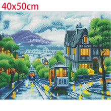 Load image into Gallery viewer, Cable Car LED Painting