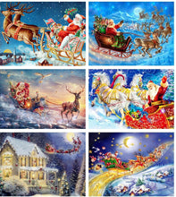 Load image into Gallery viewer, Christmas diamond painting