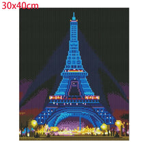 Load image into Gallery viewer, Eiffel Tower LED Diamond Kit