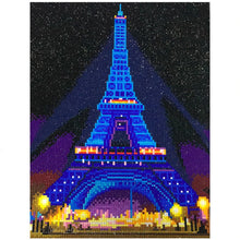 Load image into Gallery viewer, Eiffel Tower LED Diamond Painting