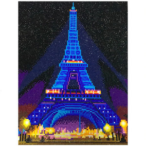 Eiffel Tower LED Diamond Painting