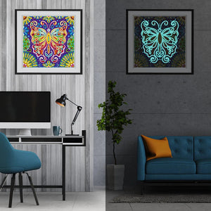 Artistic butterfly Luminous Night Glow Painting