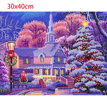 Load image into Gallery viewer, LED House Diamond Artwork