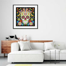 Load image into Gallery viewer, The Skull - Glow in the dark Diamond Painting