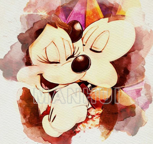 love Mickey and Minnie - 5D Diamond Painting