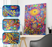 Load image into Gallery viewer, Abstract Flowers Special Diamond Painting