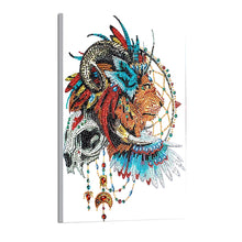 Load image into Gallery viewer, Spiritual Lion - Special Diamond Painting