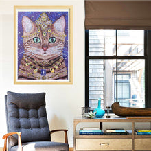 Load image into Gallery viewer, Jeweled Cat - Special Diamond Painting