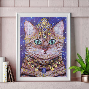 Jeweled Cat - Special Diamond Painting