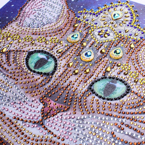 Jeweled Cat - Special Diamond Painting
