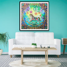 Load image into Gallery viewer, Horse &amp; Flowers - Special Diamond Painting