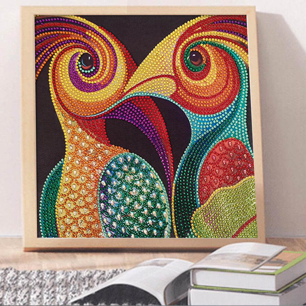 Artistic Woodpecker - Special Diamond Painting – Paint by Diamonds