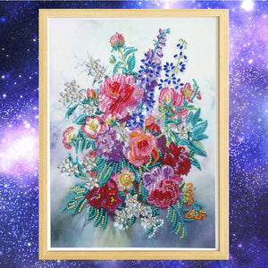 Beautiful Flowers - Special Diamond Painting