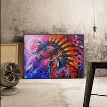 Load image into Gallery viewer, Native American Horse Special Diamond Painting