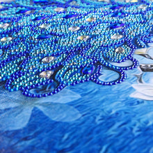 Load image into Gallery viewer, Blue Peacock - Special Shaped Diamond Painting