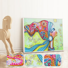 Load image into Gallery viewer, Girl with Beautiful Hat - Special Diamond Painting