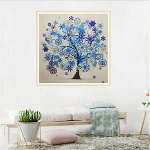 Winter Flower Tree - Special Diamond Painting