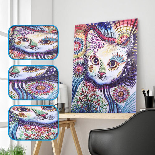 White Cat - Special Diamond Painting