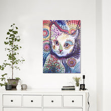 Load image into Gallery viewer, White Cat - Special Diamond Painting