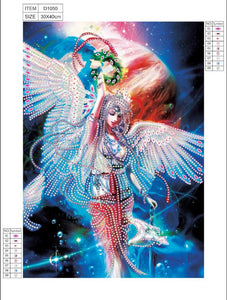 Lovely Angel Girl - Special DIamond Painting