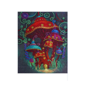 Red Mushroom Crafts - Special Diamond Painting