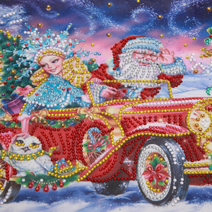 Christmas Car - Special Diamond Painting