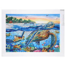 Load image into Gallery viewer, Tortoise In The Sea Scenery - Special Diamond Painting