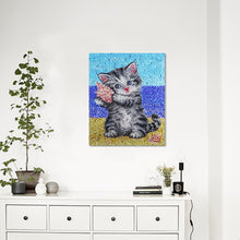 Load image into Gallery viewer, Cat on Beach - Special Diamond Painting