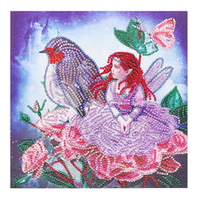 Load image into Gallery viewer, Fairy and the Sparrow - Special Diamond Painting