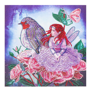 Fairy and the Sparrow - Special Diamond Painting