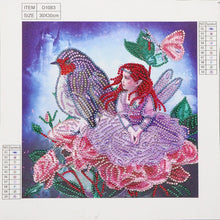 Load image into Gallery viewer, Fairy and the Sparrow - Special Diamond Painting