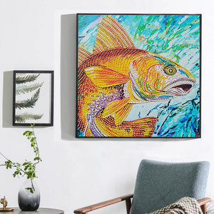 Yellow Samen Fish - Special Diamond Painting