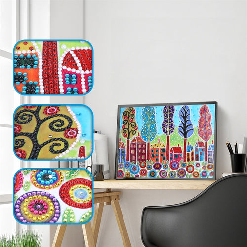 City Scenery House - Special Diamond Painting