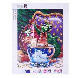 A Dragons Tea - Special Diamond Painting