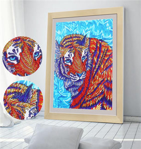 Beautiful Wild Tiger - Special Diamond Painting