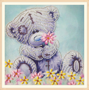 An Alone Teddy Bear - Special Diamond Painting