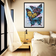Load image into Gallery viewer, Three Butterflies - Special Diamond Painting