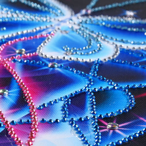 Neon Butterfly Crystal - Special Diamond Painting