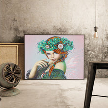 Load image into Gallery viewer, Princess of Green - Special Diamond Painting