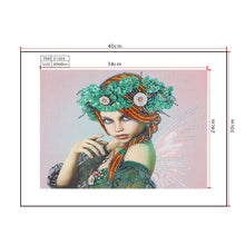 Load image into Gallery viewer, Princess of Green - Special Diamond Painting