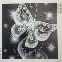 Load image into Gallery viewer, Shiny White Butterfly - Special Diamond Painting