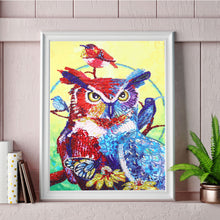 Load image into Gallery viewer, Owl Guardian - Special Diamond Painting