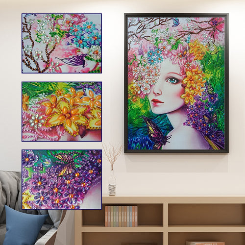 Flower's Fairy - Special Diamond Painting