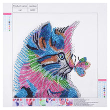 Load image into Gallery viewer, Cats Playing with Butterfly - Special Diamond Painting