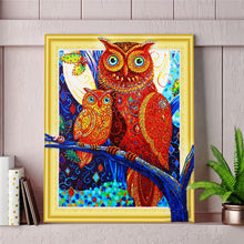 Load image into Gallery viewer, Artistic Owl Family - Special Diamond Painting